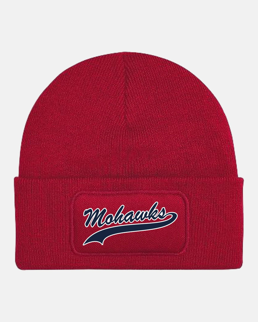 Diamond Pride Patch Beanie "Nagold Mohawks", Script, rot