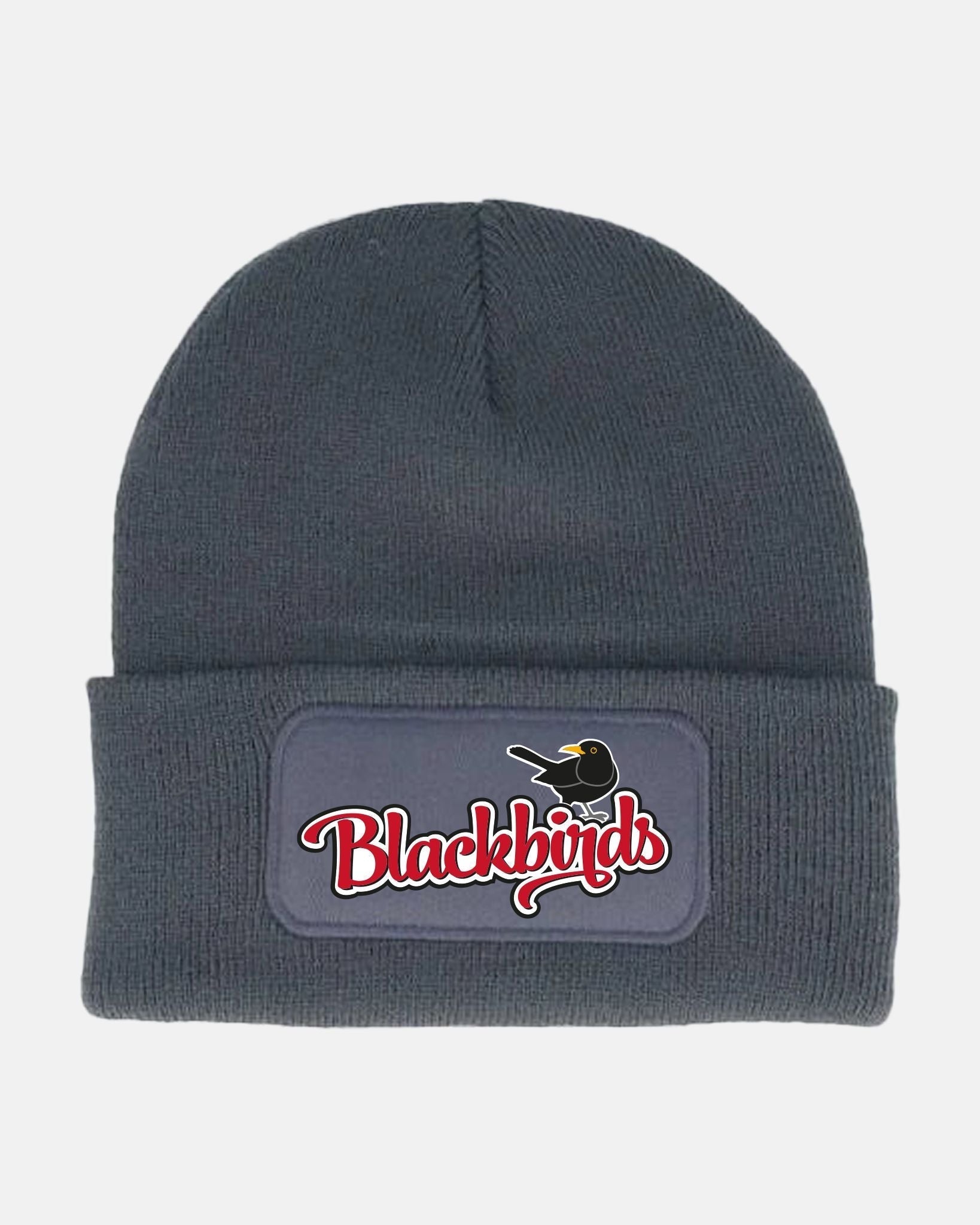 Diamond Pride Patch Beanie "Wolfsburg Blackbirds", Bird, dunkelgrau