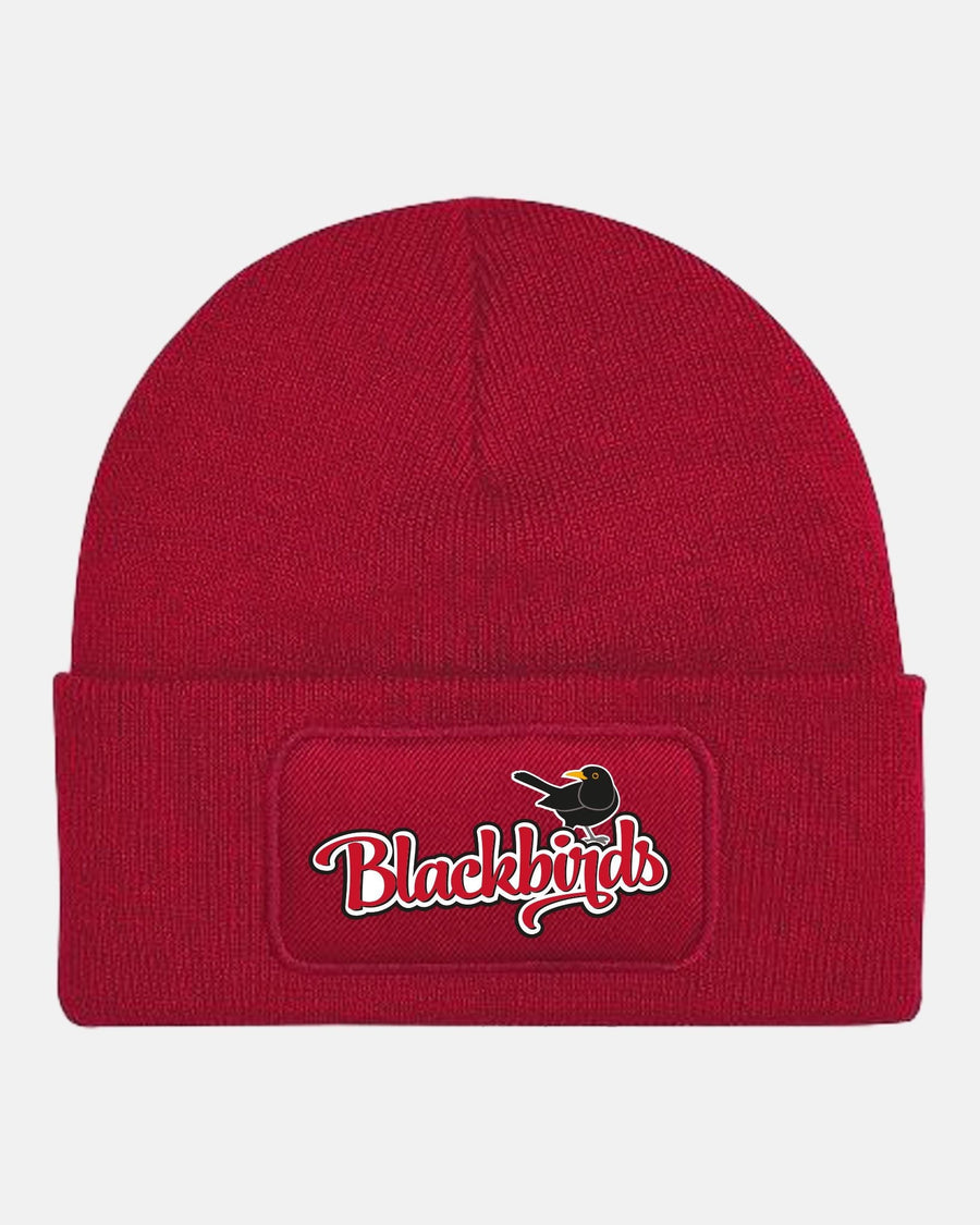 Diamond Pride Patch Beanie "Wolfsburg Blackbirds", Bird, rot