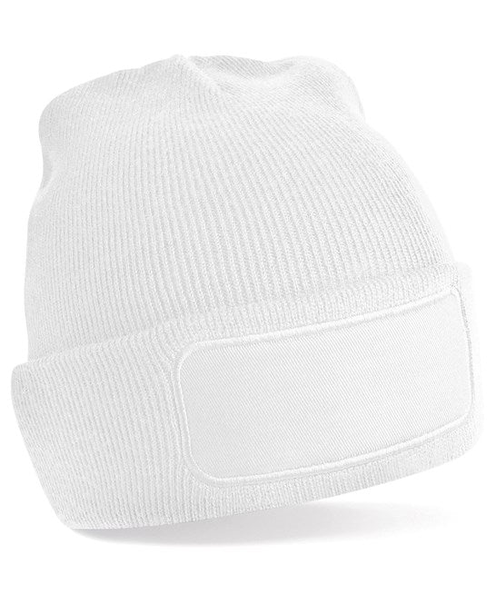 Diamond Pride Patch Beanie, weiss