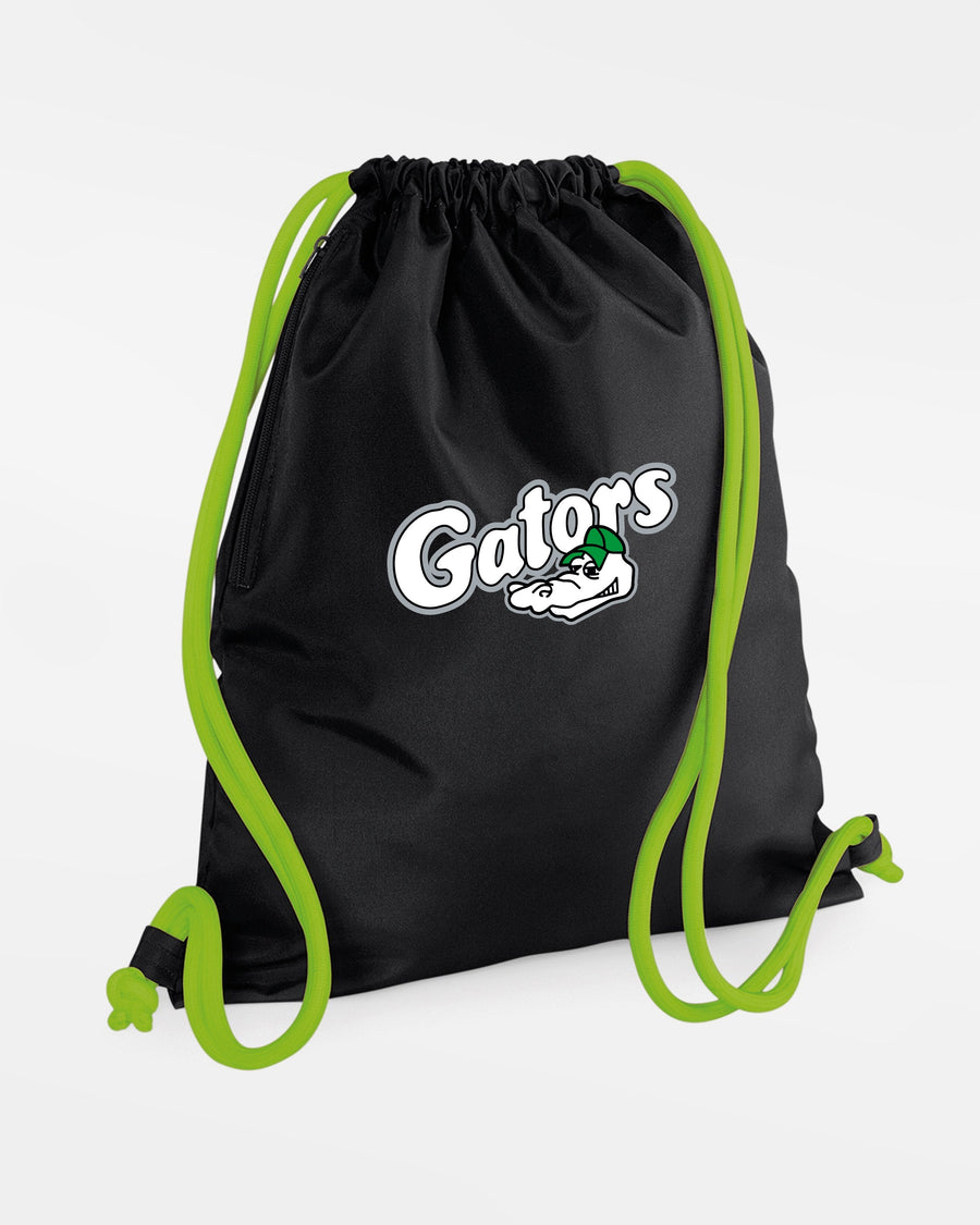 Diamond Pride Performance GymBag "Augsburg Gators", Gators & Head, schwarz - apfel grün-DIAMOND PRIDE