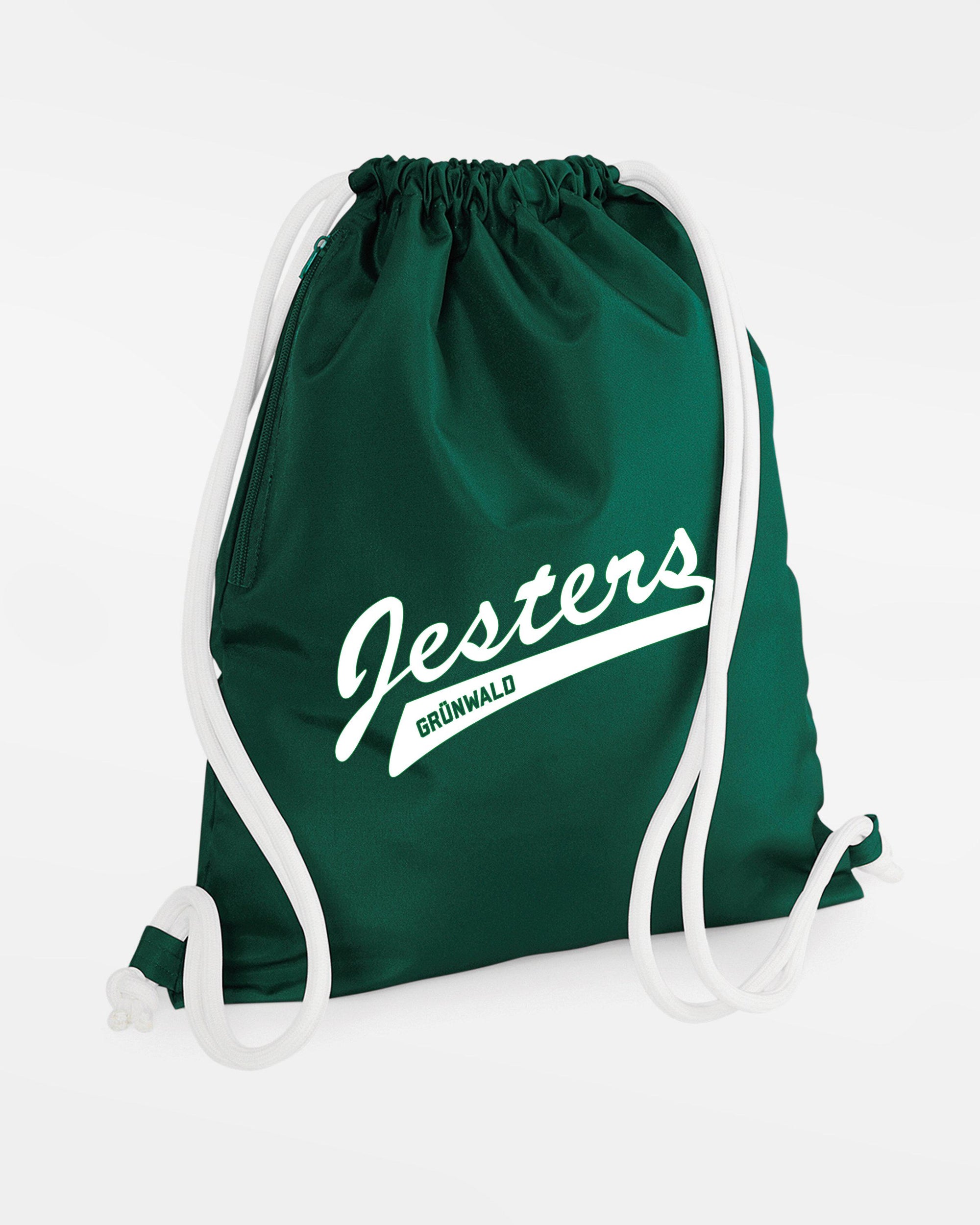 Diamond Pride Performance GymBag "Grünwald Jesters", Script, dunkelgrün - weiss-DIAMOND PRIDE
