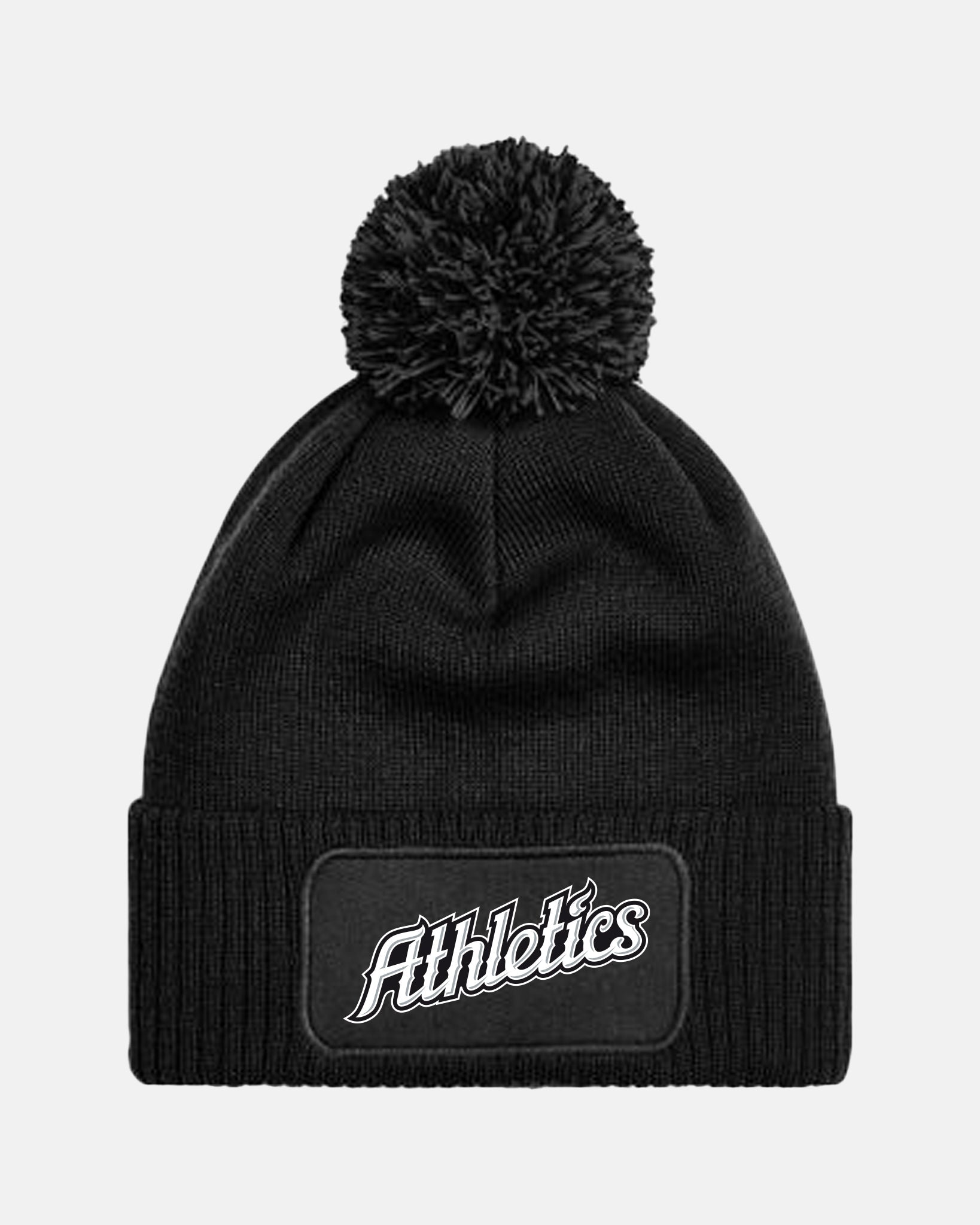 Diamond Pride PomPom Patch Beanie "Attnang Athletics", Athletics, schwarz