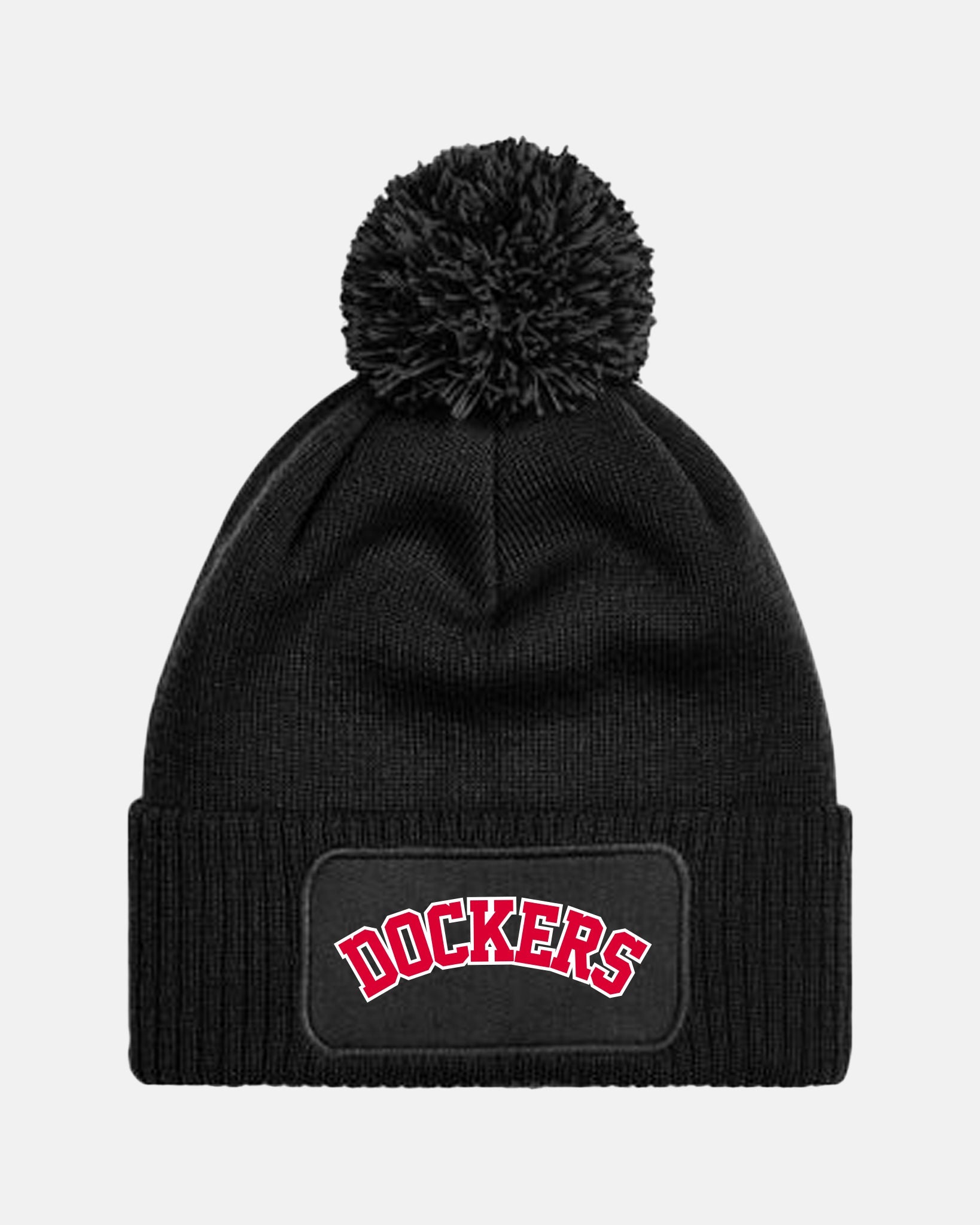 Diamond Pride PomPom Patch Beanie "Bremen Dockers", Dockers, schwarz