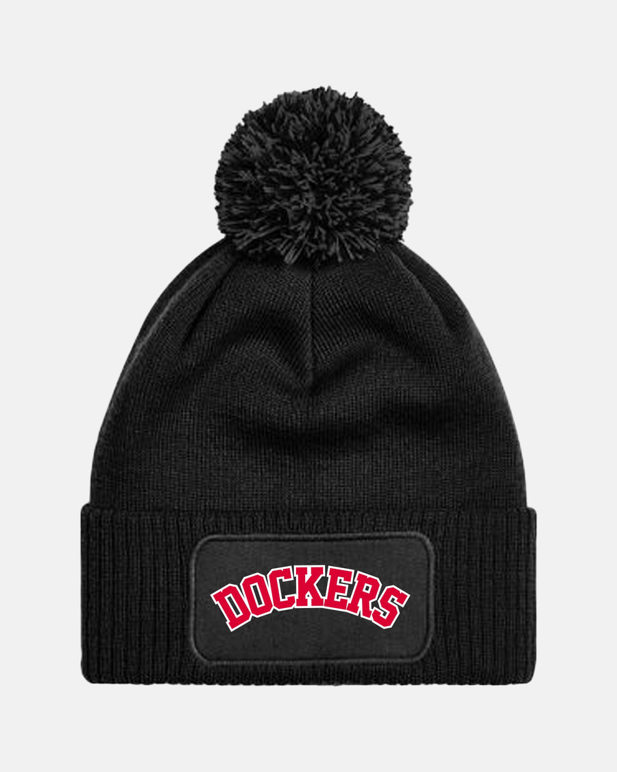 Diamond Pride PomPom Patch Beanie "Bremen Dockers", Dockers, schwarz