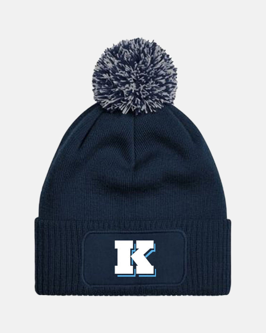 Diamond Pride PomPom Patch Beanie "Kiel Seahawks", K, navy blau