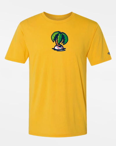 Diamond Pride Premium Functional T-Shirt 2.0 "Munich Caribes", Palme, gelb-DIAMOND PRIDE