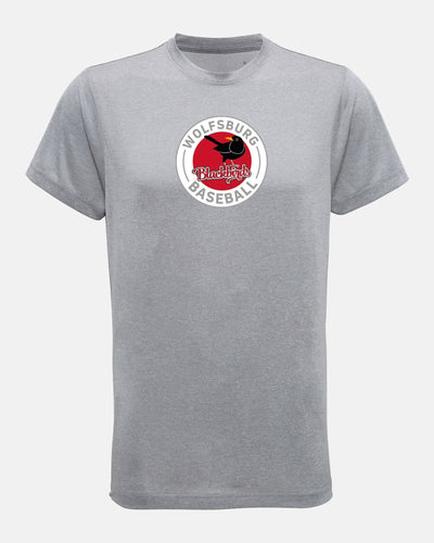 Diamond Pride Premium Functional T-Shirt 2.0 "Wolfsburg Blackbirds", Crest, heather grau