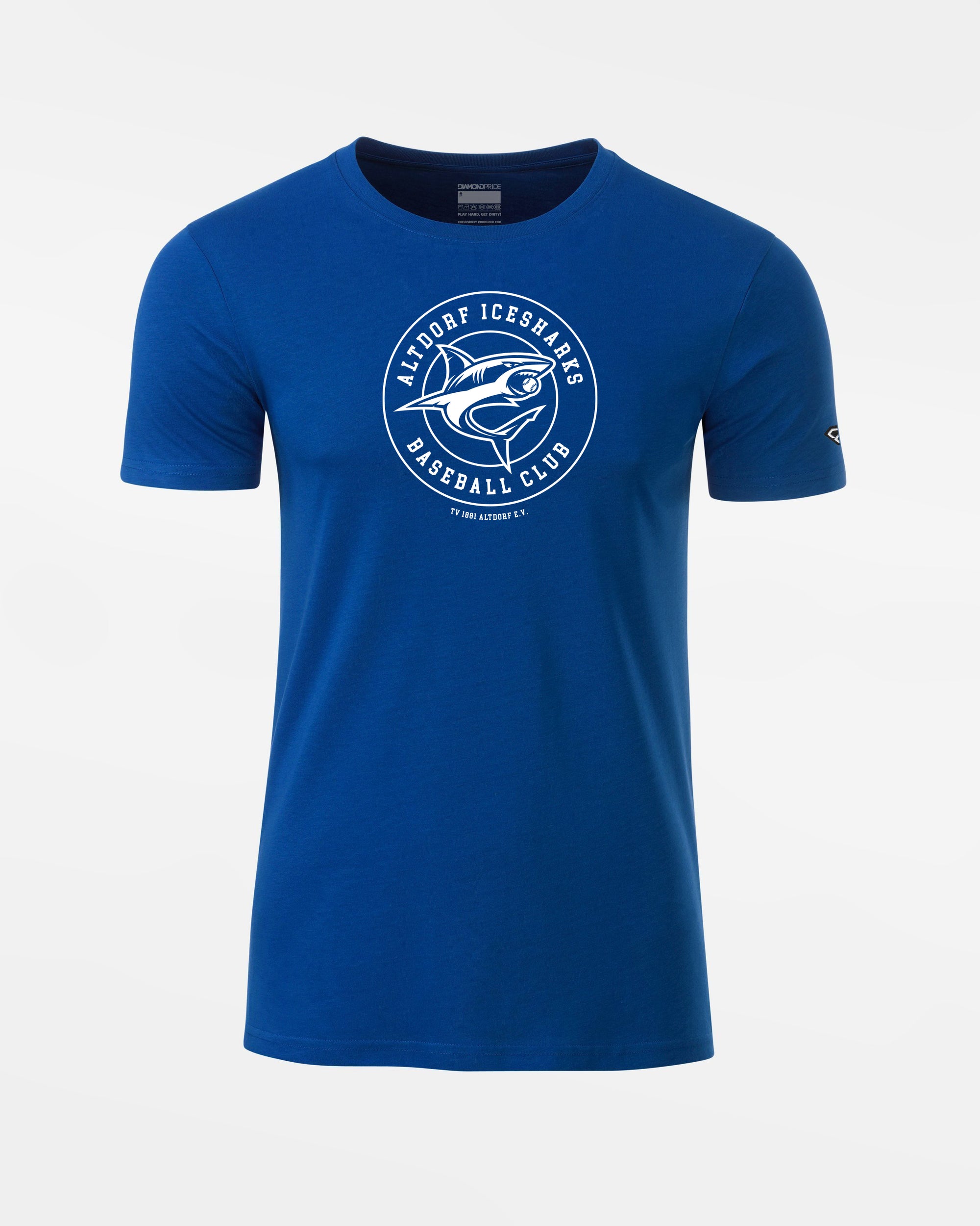 Diamond Pride Premium Light T-Shirt "Altdorf Icesharks", Crest, royal blau-DIAMOND PRIDE