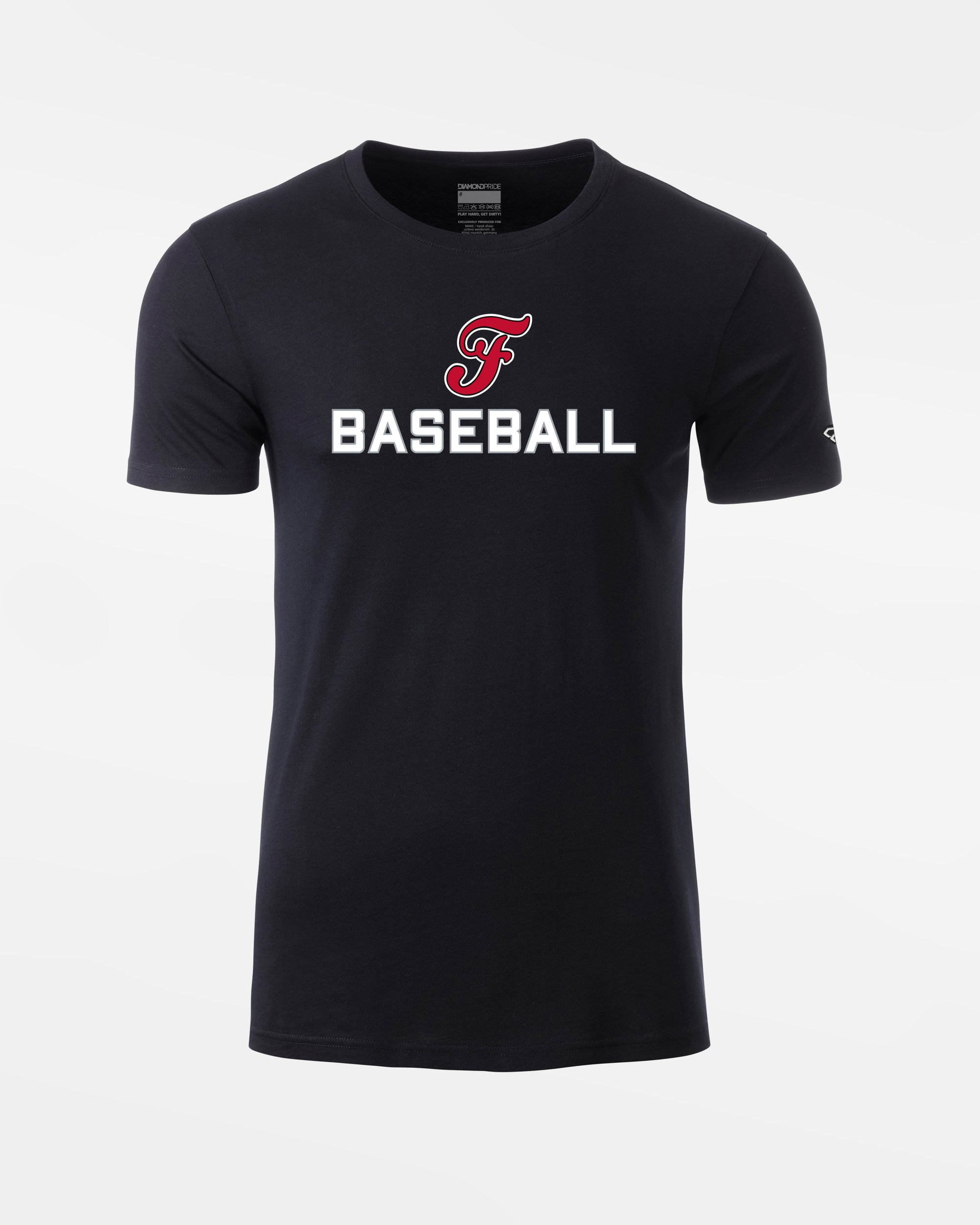 Diamond Pride Premium Light T-Shirt "Frankfurt Eagles", F & Baseball, schwarz-DIAMOND PRIDE