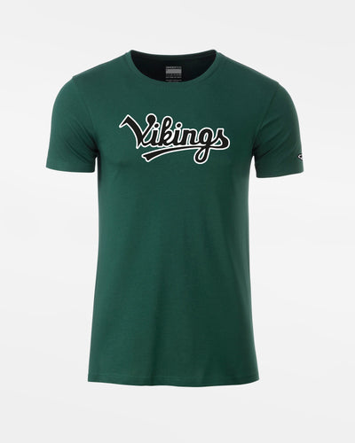 Diamond Pride Premium Light T-Shirt „Kufstein Vikings“, Script, dunkelgrün-DIAMOND PRIDE