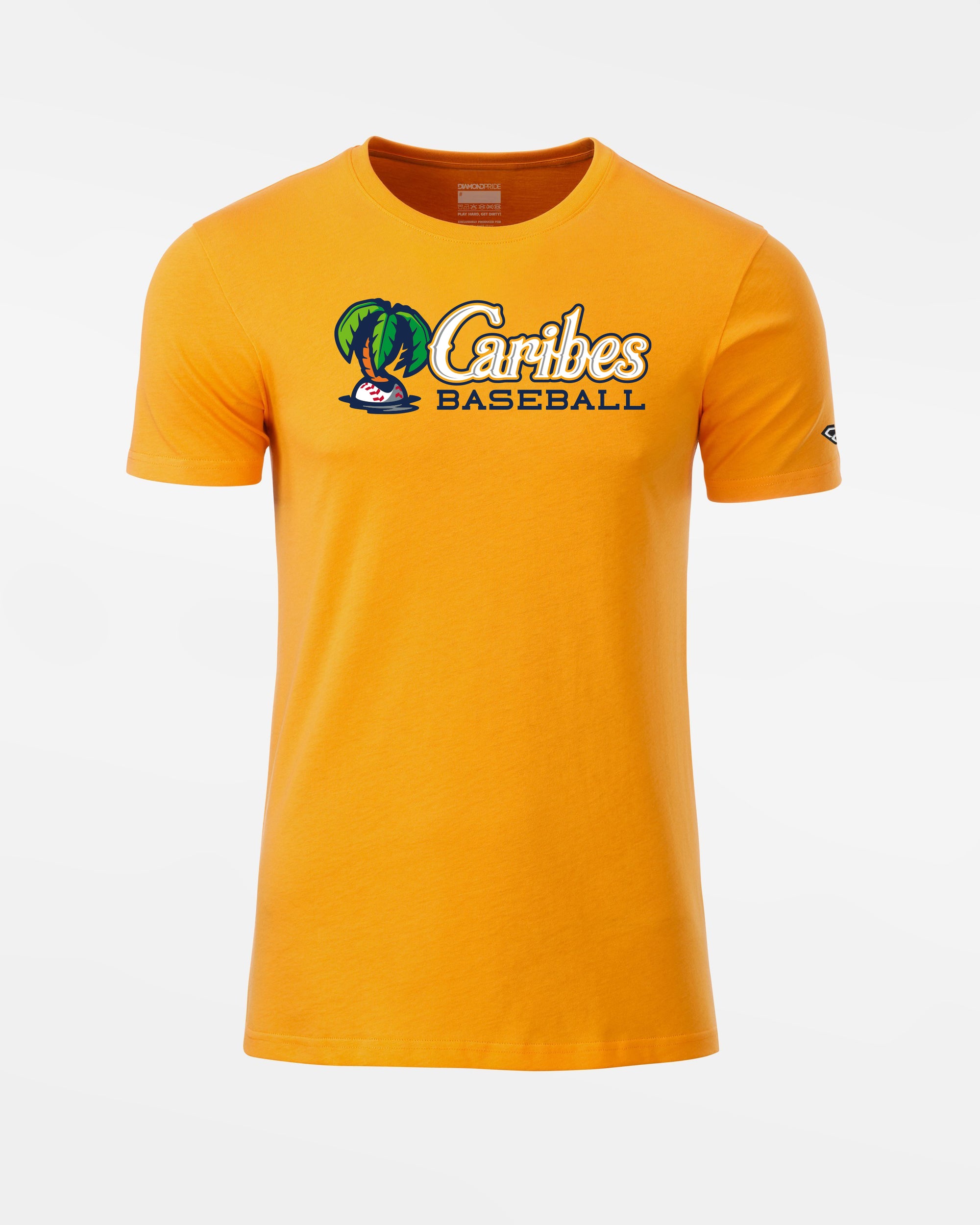 Diamond Pride Premium Light T-Shirt "Munich Caribes", Baseball, gelb-DIAMOND PRIDE
