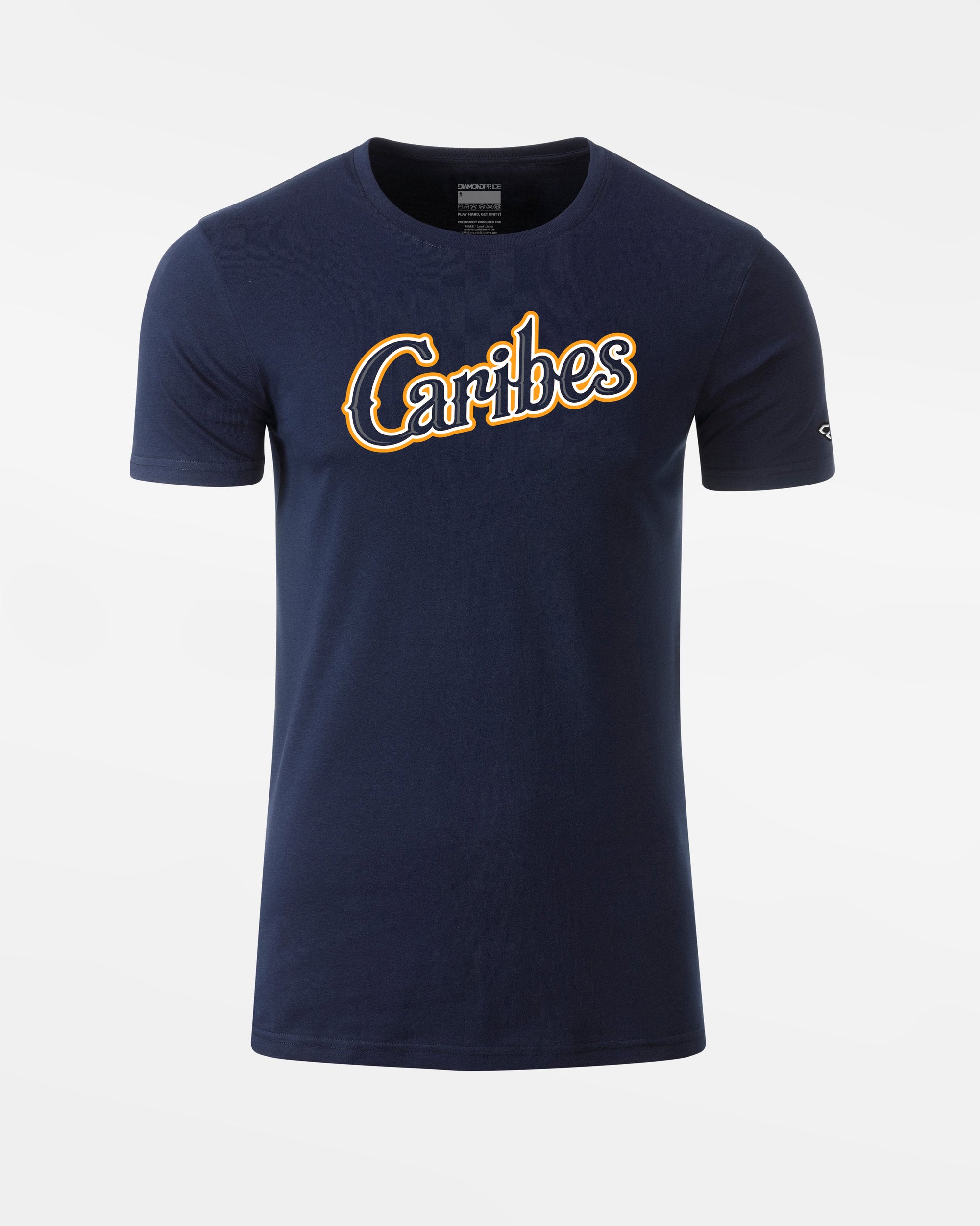 Diamond Pride Premium Light T-Shirt "Munich Caribes", Script, navy blau-DIAMOND PRIDE
