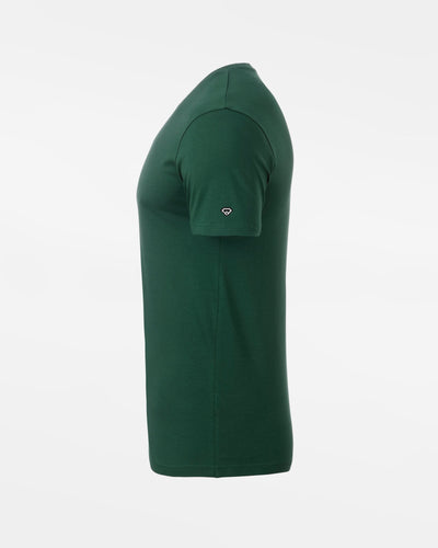 Diamond Pride Premium Light T-Shirt "Niederlamitz Greens", Primary Logo, dunkelgrün-DIAMOND PRIDE