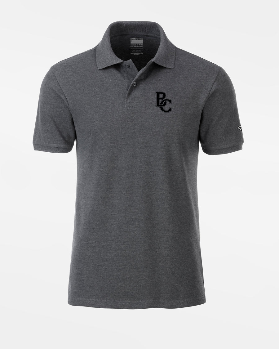 Diamond Pride Premium Polo-Shirt "Bonn Capitals", BC, heather dunkelgrau-DIAMOND PRIDE