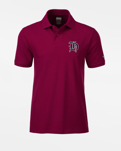Diamond Pride Premium Polo-Shirt "Tübingen Hawks", H, maroon rot-DIAMOND PRIDE