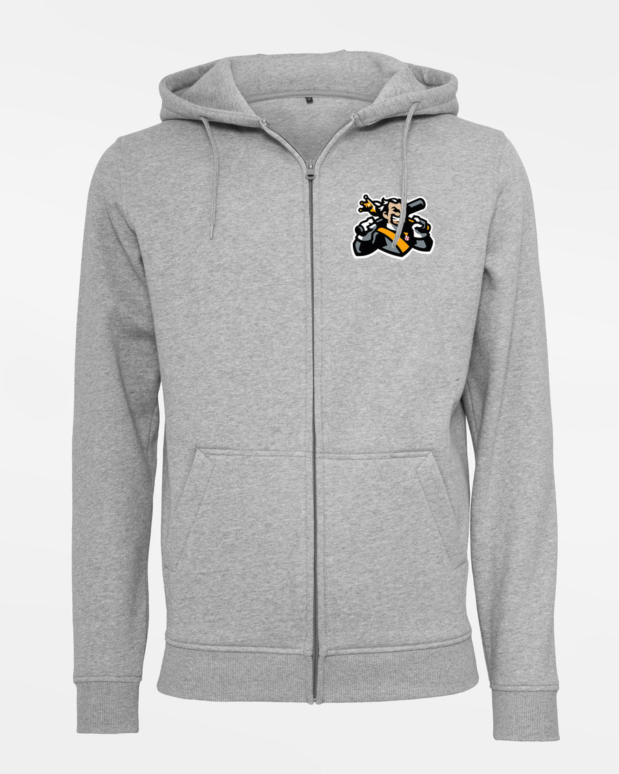 Diamond Pride Premium Zip-Hoodie "Füssen Royal Bavarians", King, heather grau-DIAMOND PRIDE