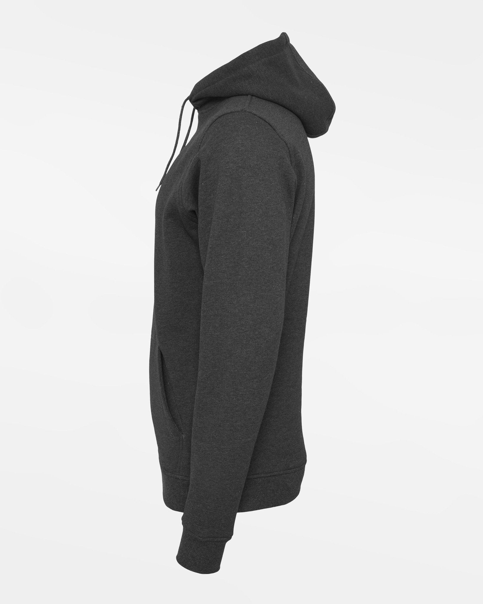 Diamond Pride Premium Zip-Hoodie "Wolfsburg Blackbirds", Crest, heather dunkelgrau-DIAMOND PRIDE