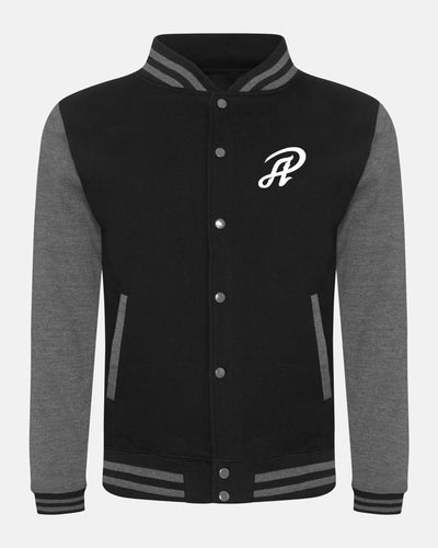 Diamond Pride Varsity College Jacke "Attnang Athletics", A & Athletics Softball, schwarz-dunkelgrau-DIAMOND PRIDE