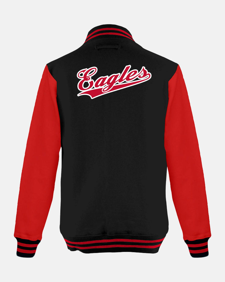 Diamond Pride Varsity College Jacke "Frankfurt Eagles", Crest & Eagles, schwarz-rot-DIAMOND PRIDE