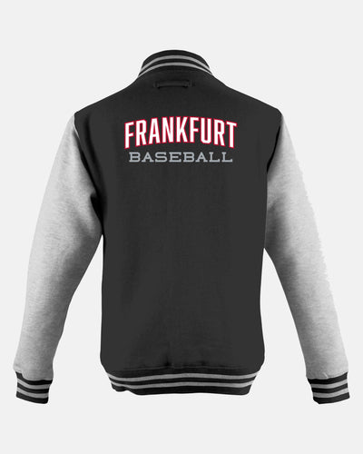Diamond Pride Varsity College Jacke "Frankfurt Eagles", F & Baseball, schwarz-heather grau-DIAMOND PRIDE