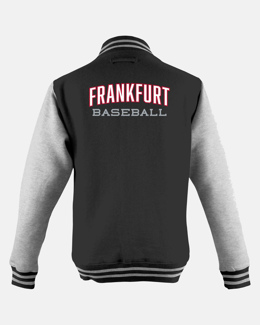 Diamond Pride Varsity College Jacke "Frankfurt Eagles", F & Baseball, schwarz-heather grau-DIAMOND PRIDE