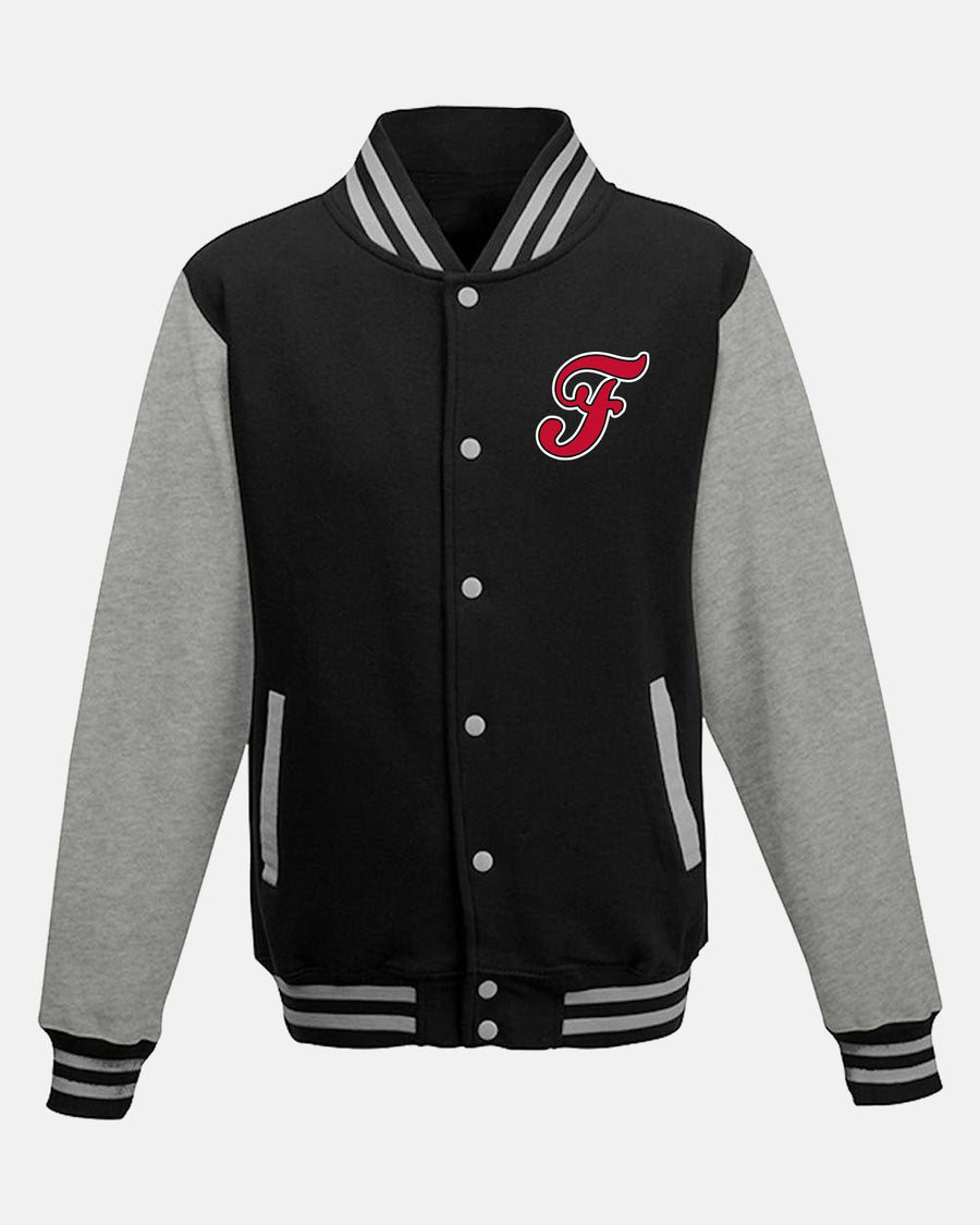 Diamond Pride Varsity College Jacke "Frankfurt Eagles", F & Baseball, schwarz-heather grau-DIAMOND PRIDE