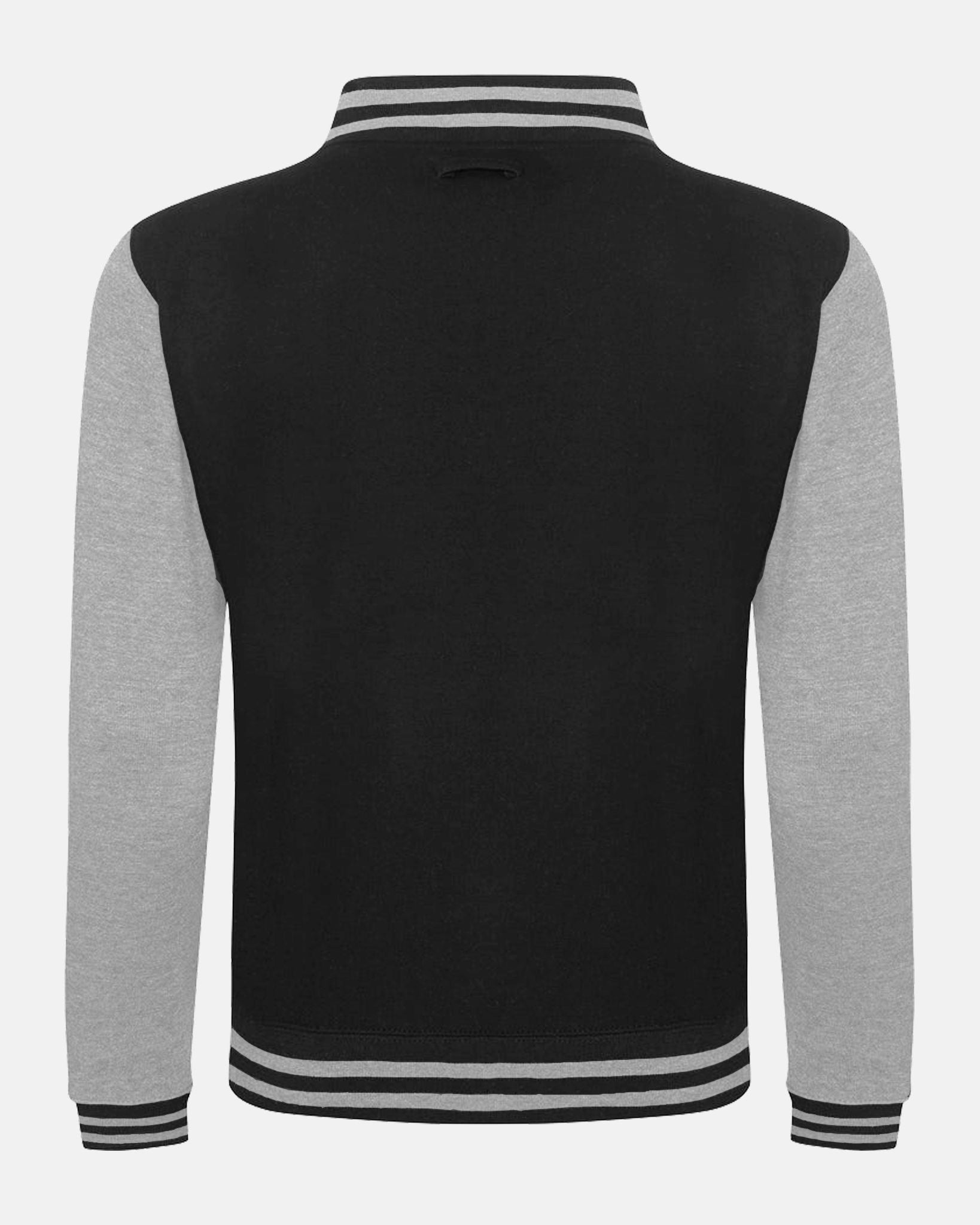 Diamond Pride Varsity College Jacke "Hard Bulls", HB & Primary Logo, schwarz-heather grau-DIAMOND PRIDE