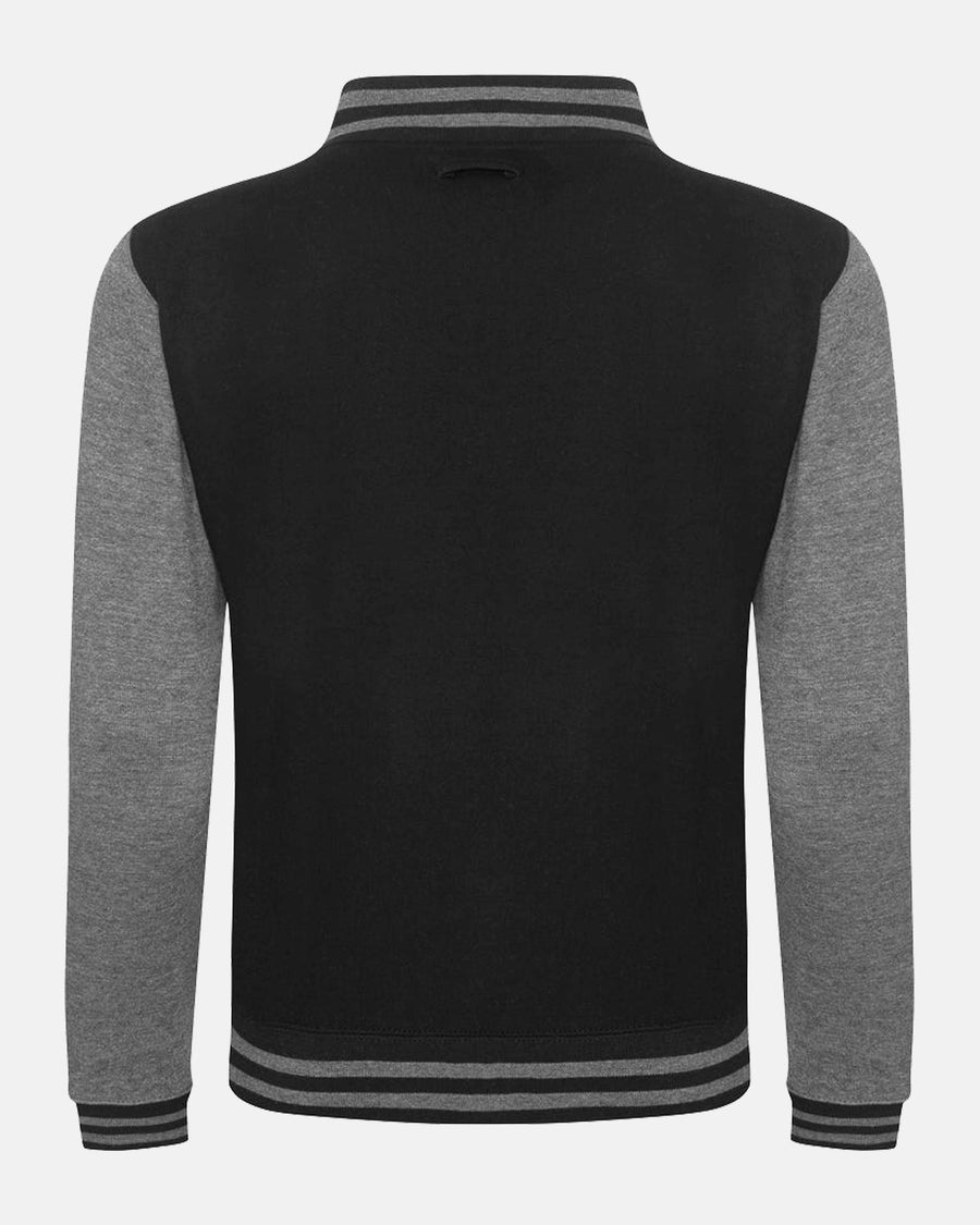 Diamond Pride Varsity College Jacke "Hard Bulls", schwarz-dunkelgrau-DIAMOND PRIDE