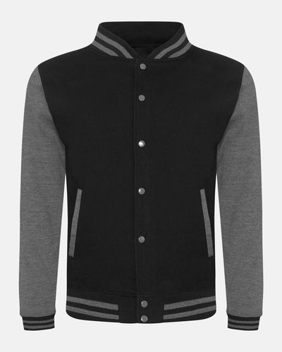 Diamond Pride Varsity College Jacke "Hard Bulls", schwarz-dunkelgrau-DIAMOND PRIDE