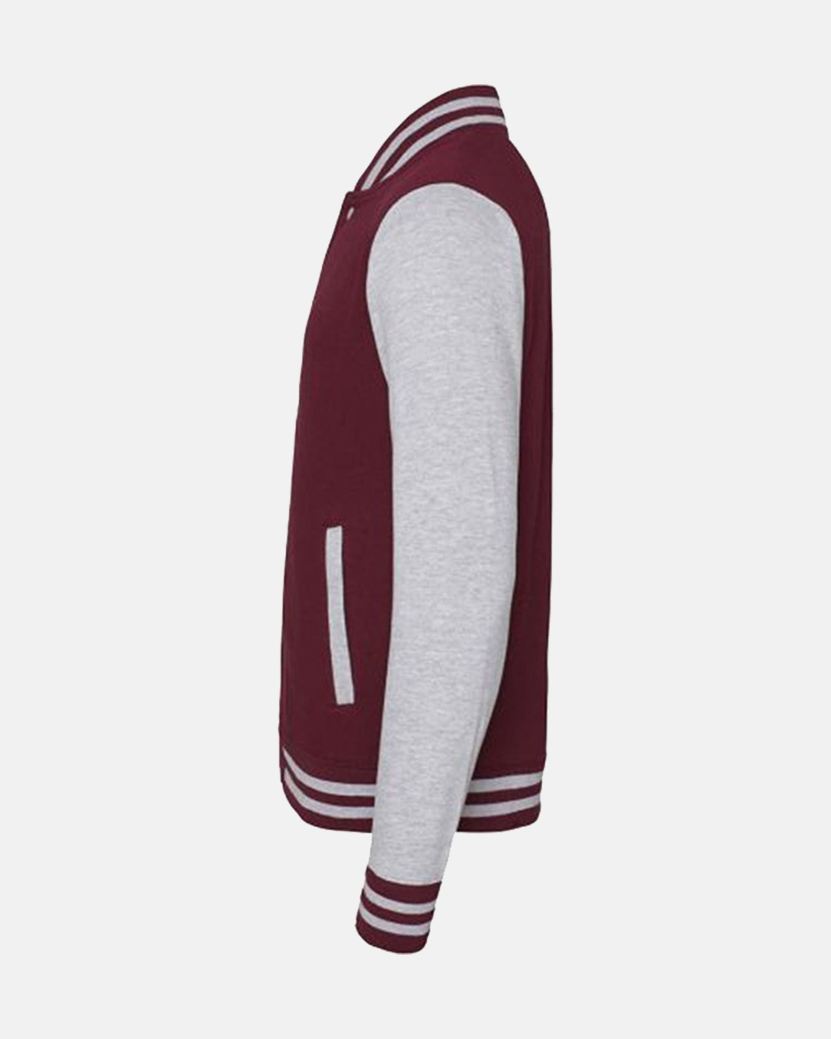 Diamond Pride Varsity College Jacke "Tübingen Hawks", H & Script, maroon rot-DIAMOND PRIDE
