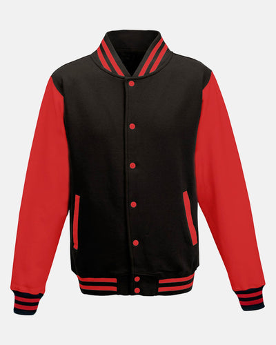 Diamond Pride Varsity College Jacke, schwarz-rot-DIAMOND PRIDE