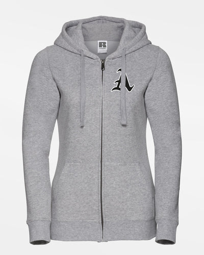 Russell Ladies Premium Heavy Zip-Hoodie "Altdorf Icesharks", A, heather grau