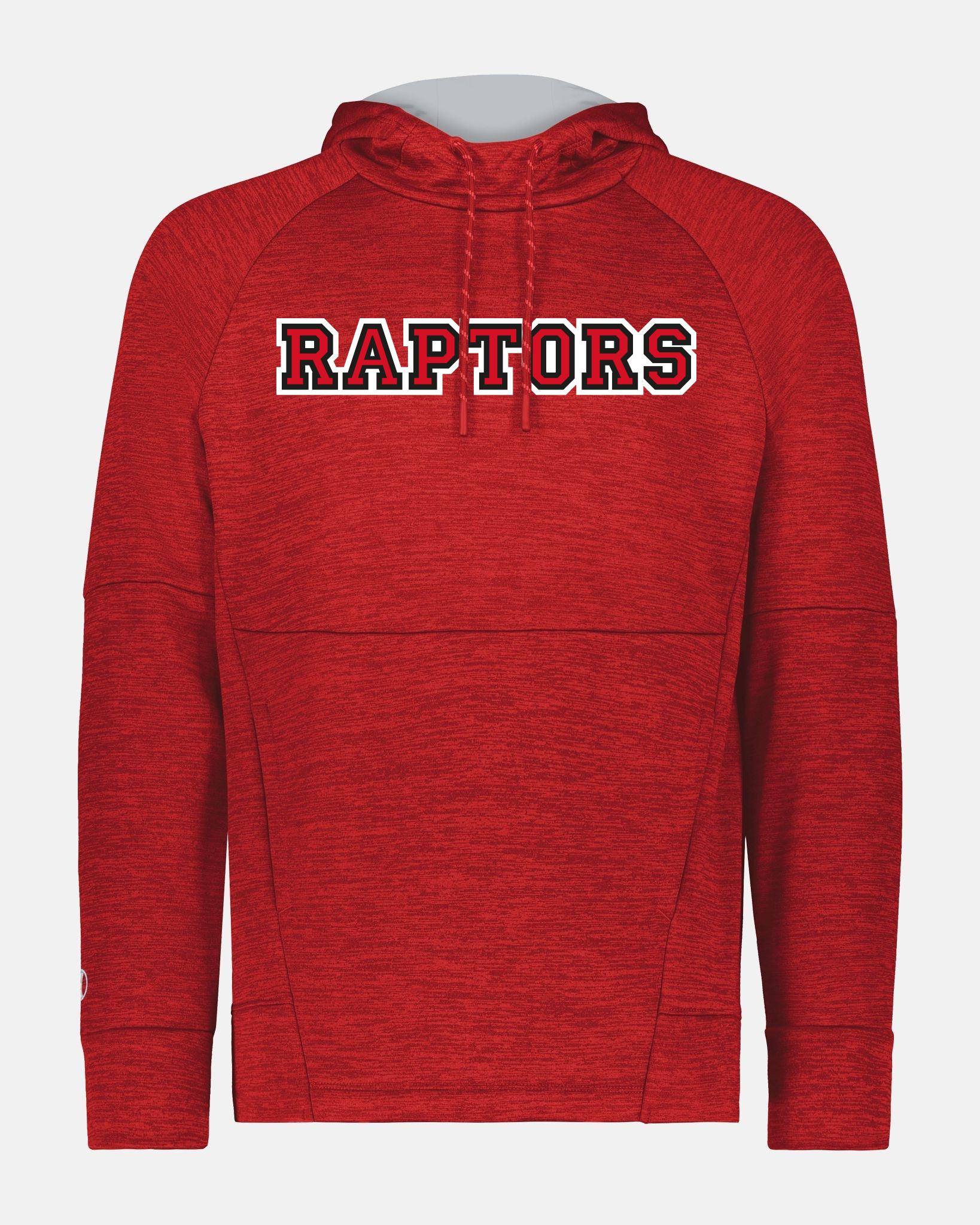 Holloway All-Pro Performance Fleece Hoodie "Altdorf Raptors", Script, heather rot-DIAMOND PRIDE