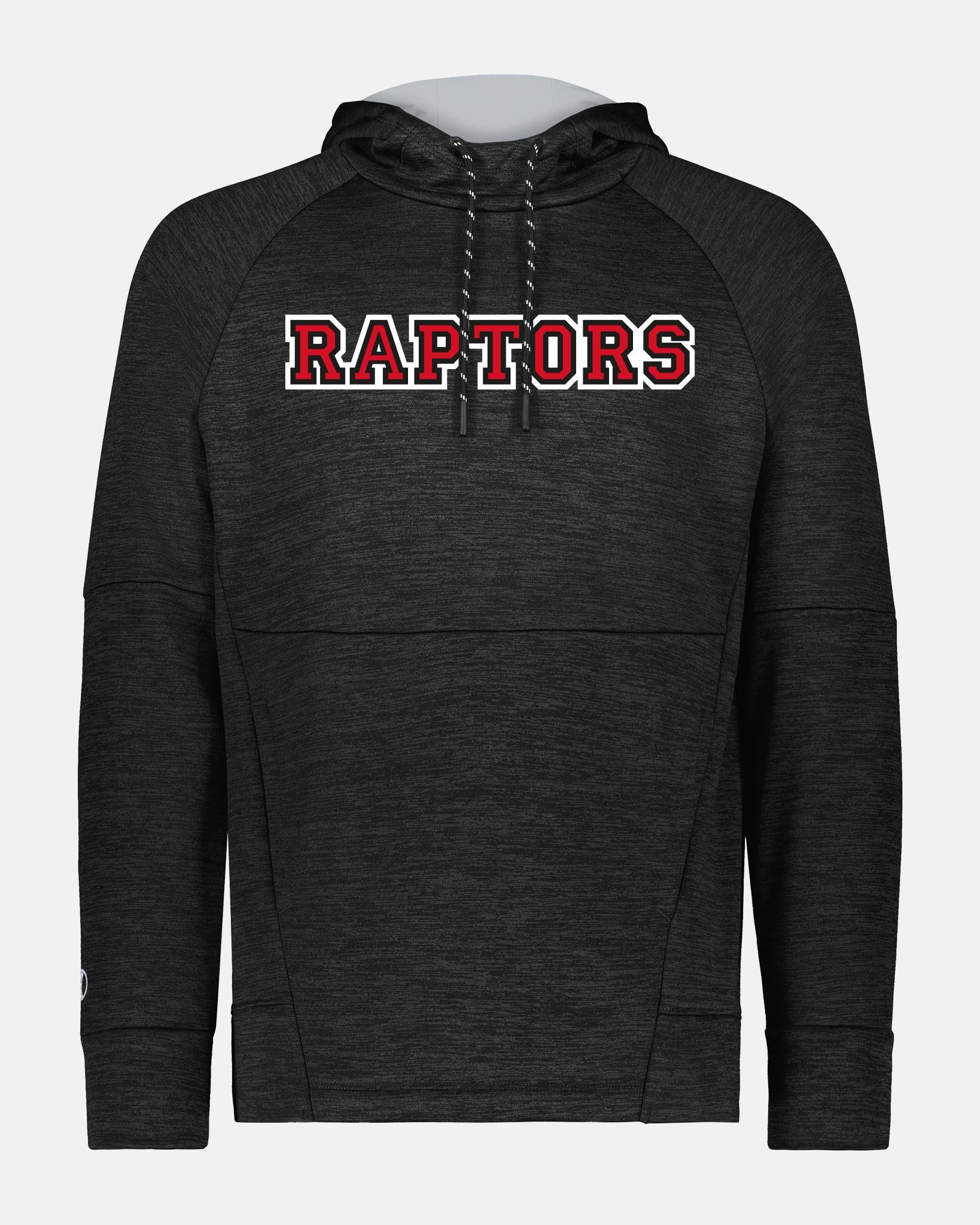 Holloway All-Pro Performance Fleece Hoodie "Altdorf Raptors", Script, heather schwarz-DIAMOND PRIDE