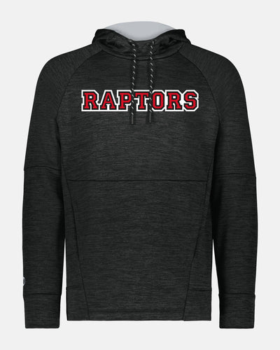 Holloway All-Pro Performance Fleece Hoodie "Altdorf Raptors", Script, heather schwarz-DIAMOND PRIDE