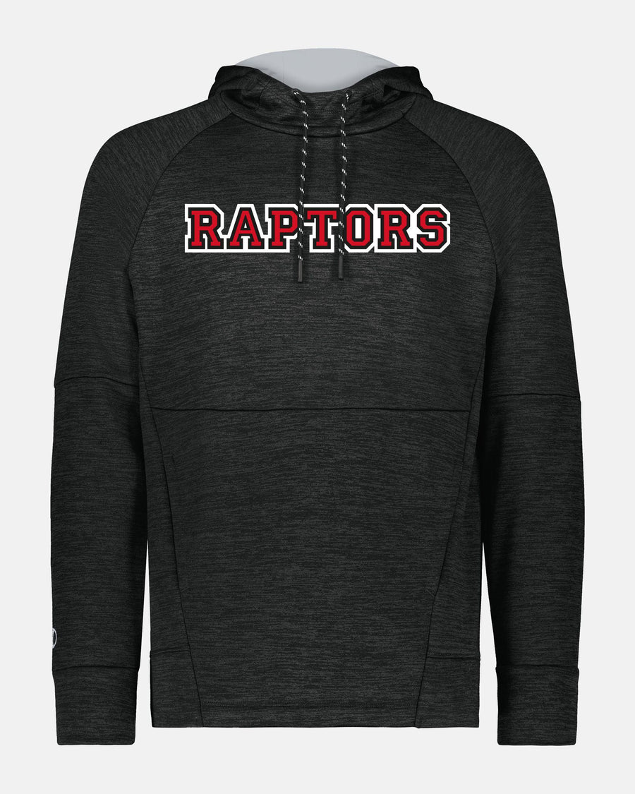 Holloway All-Pro Performance Fleece Hoodie "Altdorf Raptors", Script, heather schwarz-DIAMOND PRIDE