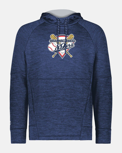 Holloway All-Pro Performance Fleece Hoodie "Braunschweig 89ers", Primary Logo, heather navy blau-DIAMOND PRIDE