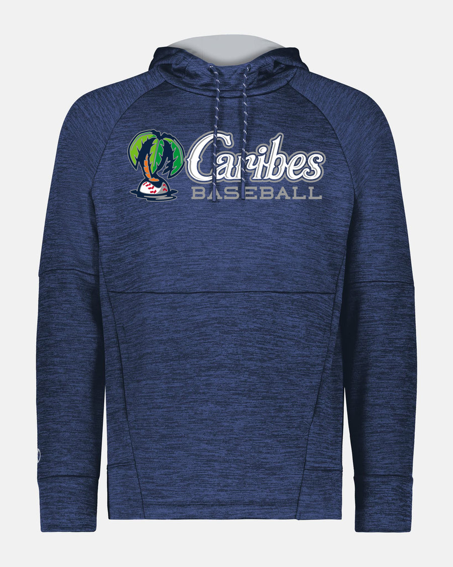 Holloway All-Pro Performance Fleece Hoodie "Munich Caribes", Baseball, heather navy blau-DIAMOND PRIDE