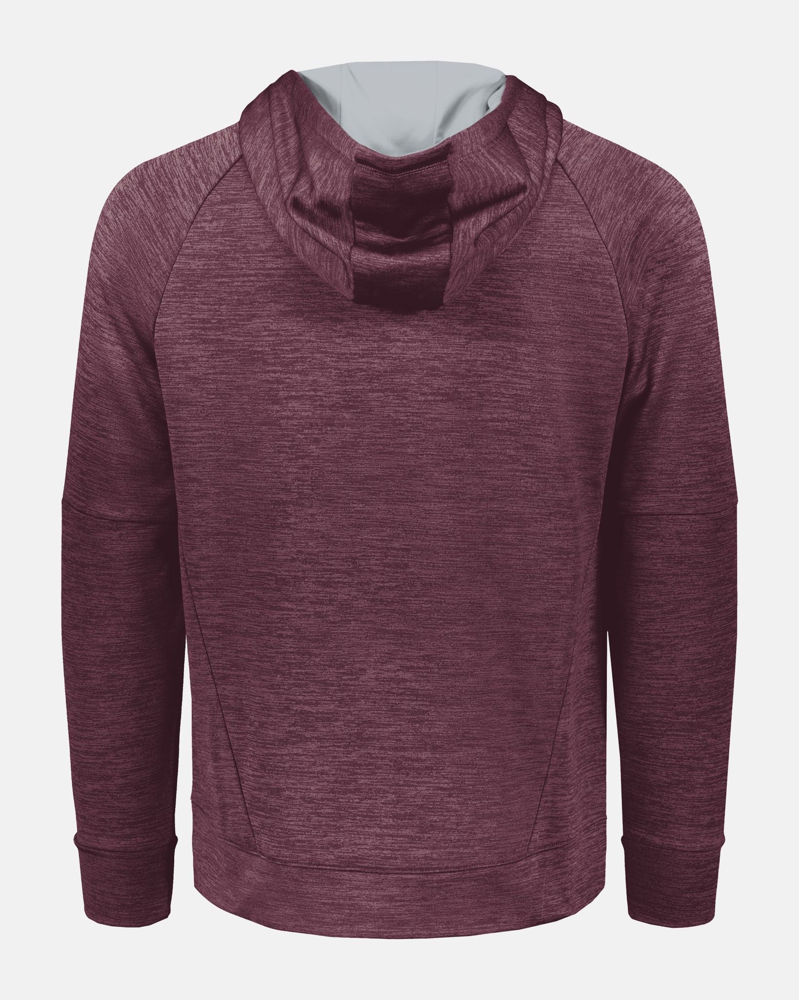 Holloway All-Pro Performance Fleece Hoodie, heather maroon-rot-DIAMOND PRIDE