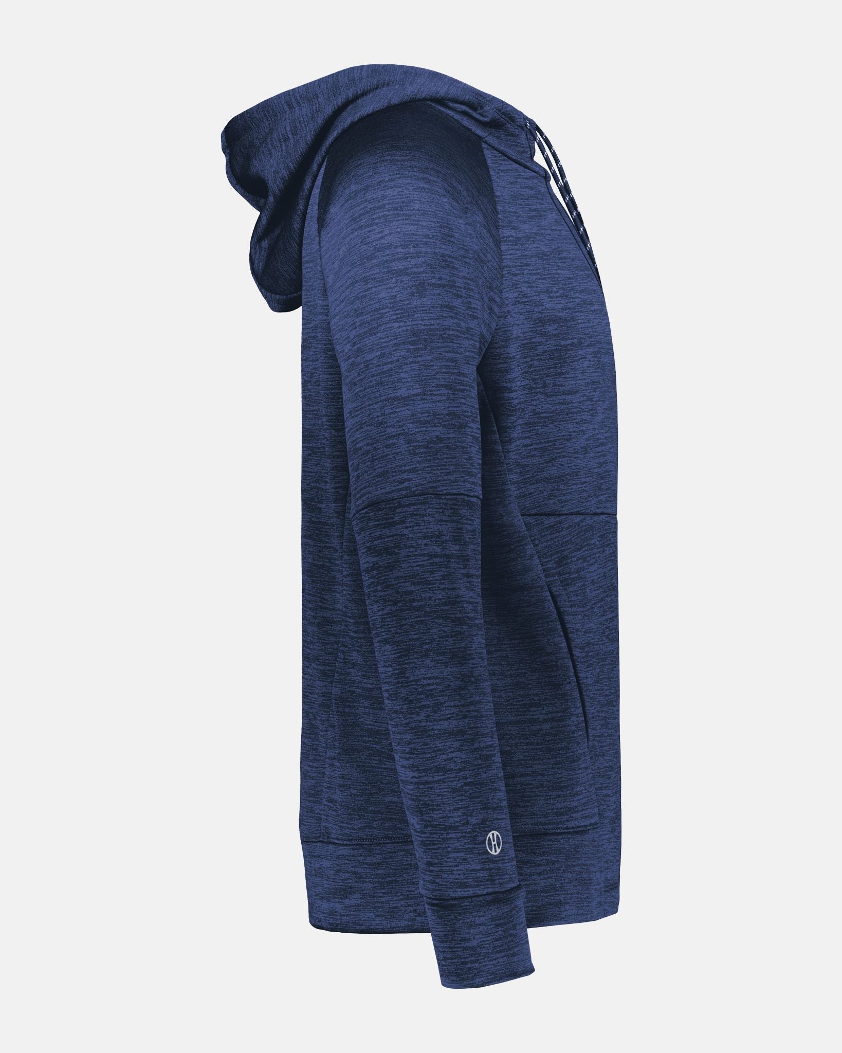 Holloway All-Pro Performance Fleece Hoodie, heather navy blau-DIAMOND PRIDE
