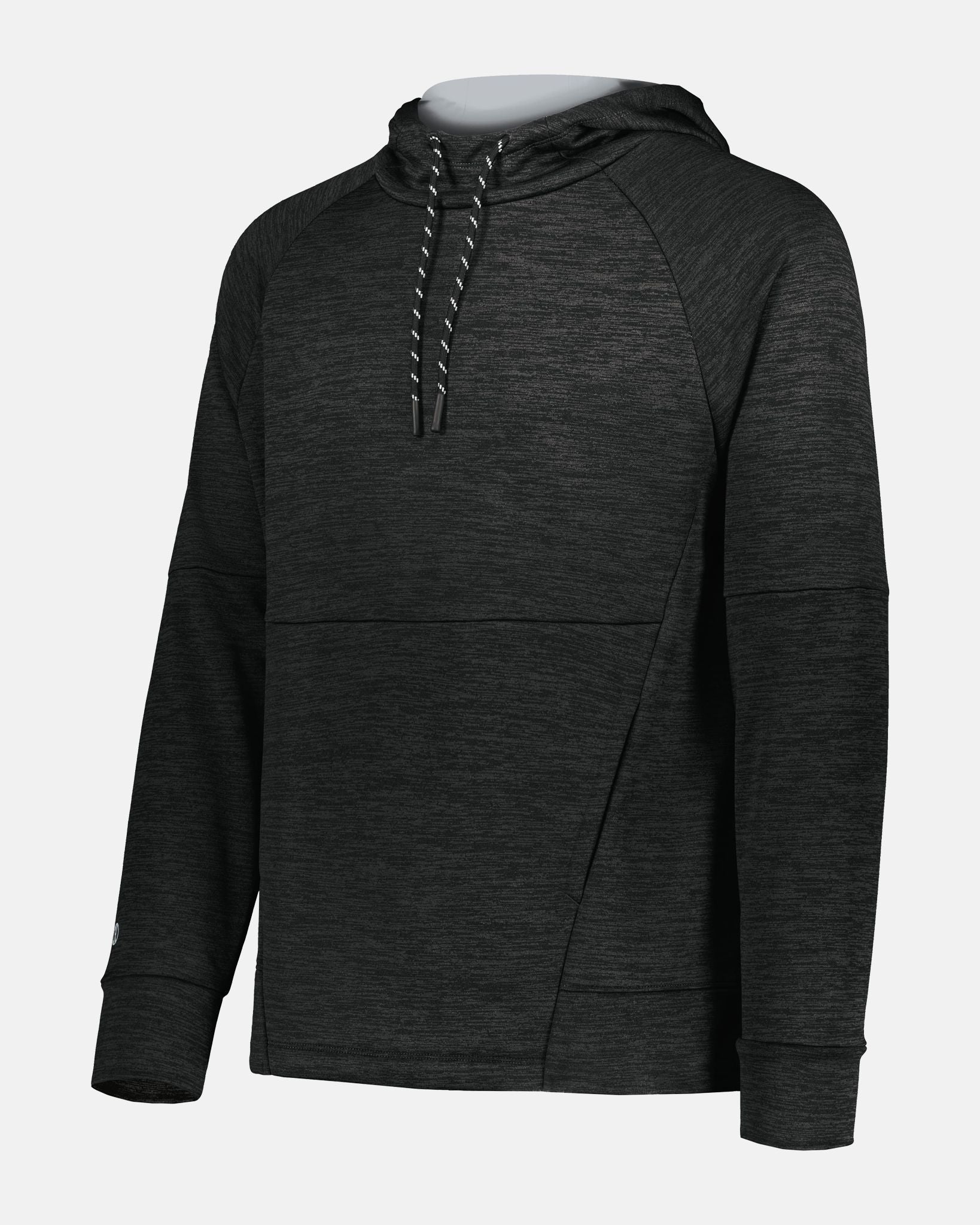 Holloway All-Pro Performance Fleece Hoodie, heather schwarz-DIAMOND PRIDE