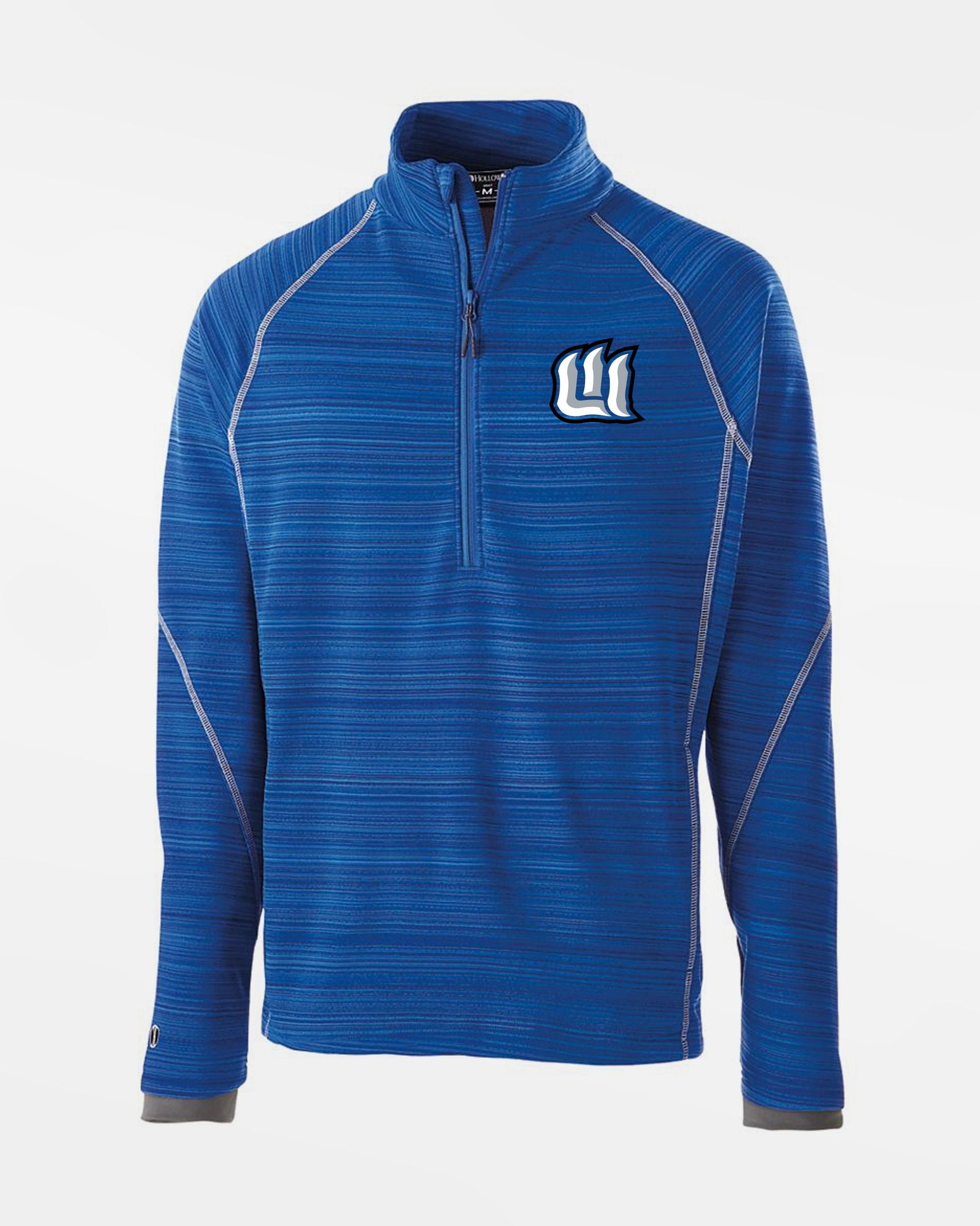Holloway Deviate Warmup Pullover "Laufer Wölfe", W, royal blau-DIAMOND PRIDE