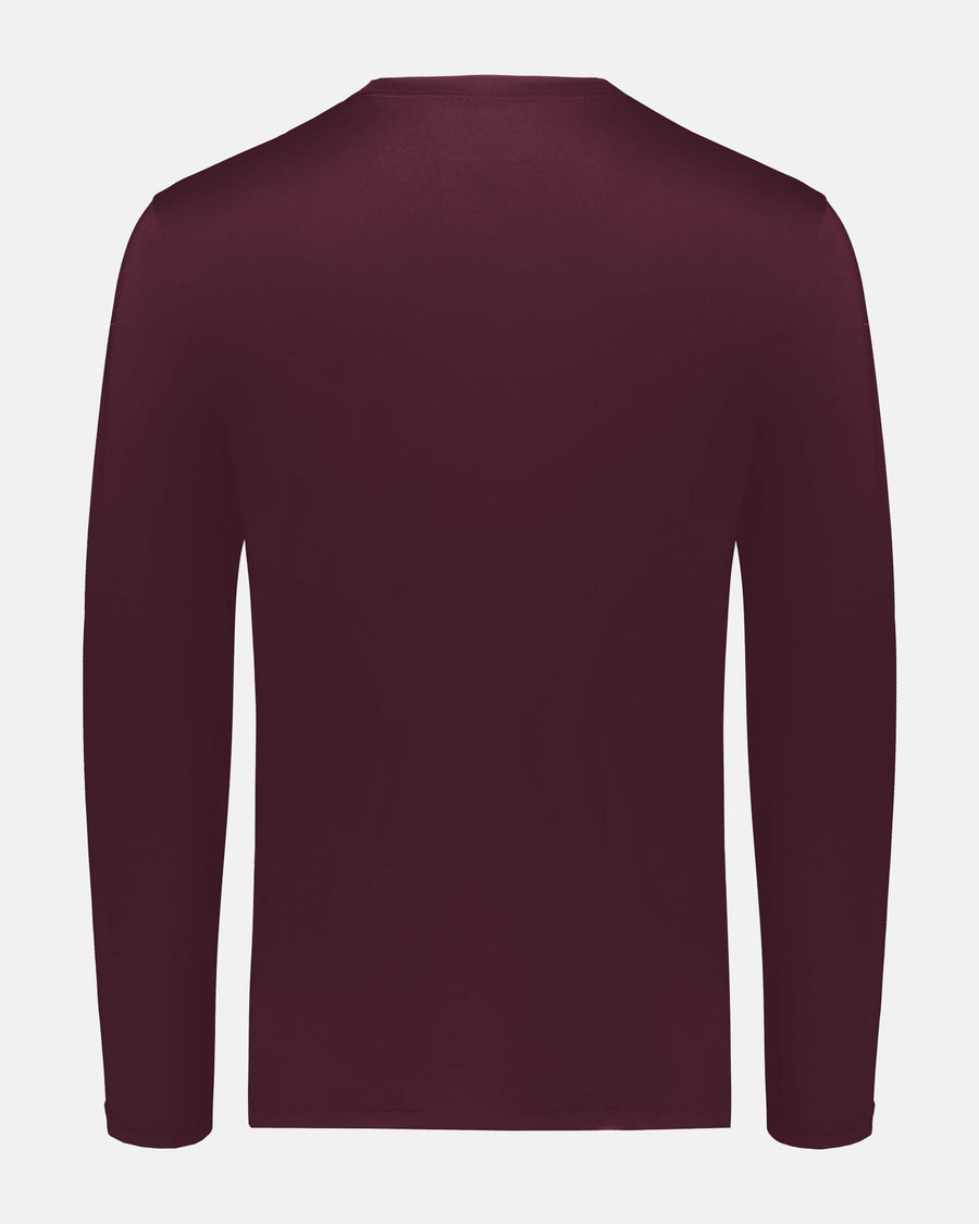 Holloway Essential Long Sleeve, maroon rot
