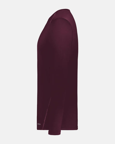 Holloway Essential Long Sleeve, maroon rot