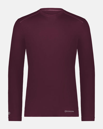 Holloway Essential Long Sleeve, maroon rot