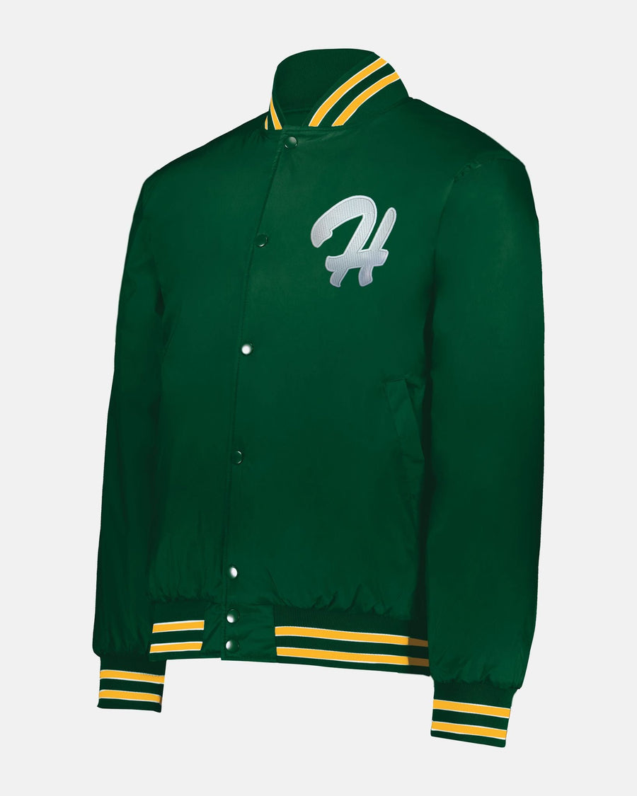 Holloway Heritage Jacket "Herrenberg Wanderers", incl. white 2D - Embroidery "H", dunkelgrün gelb / Mindestbestellmenge: 10 Stück-DIAMOND PRIDE