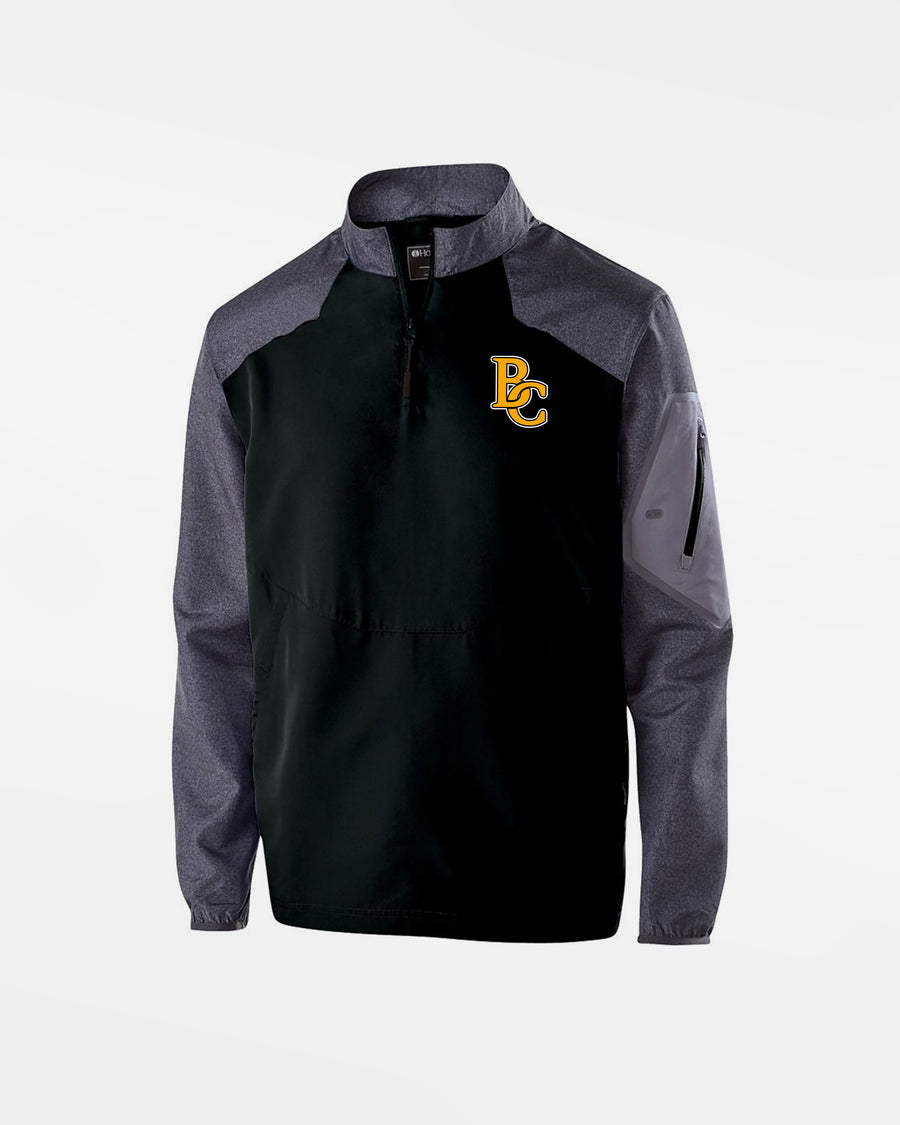 Holloway Kids Raider Warmup Longsleeve Pullover "Bonn Capitals", BC, schwarz-grau-DIAMOND PRIDE
