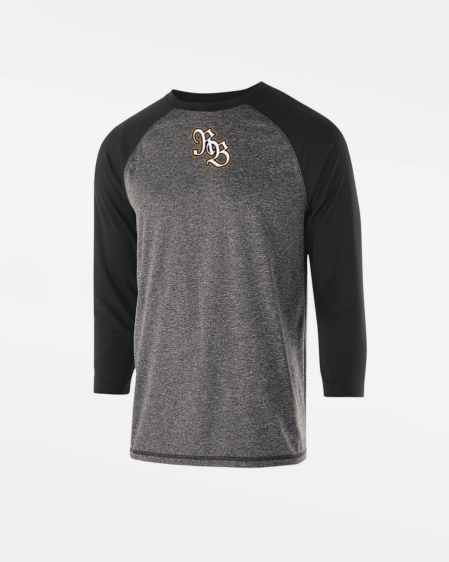 Holloway Kids Typhoon 3/4 Sleeve Functional Shirt "Füssen Royal Bavarians", RB, schwarz-DIAMOND PRIDE