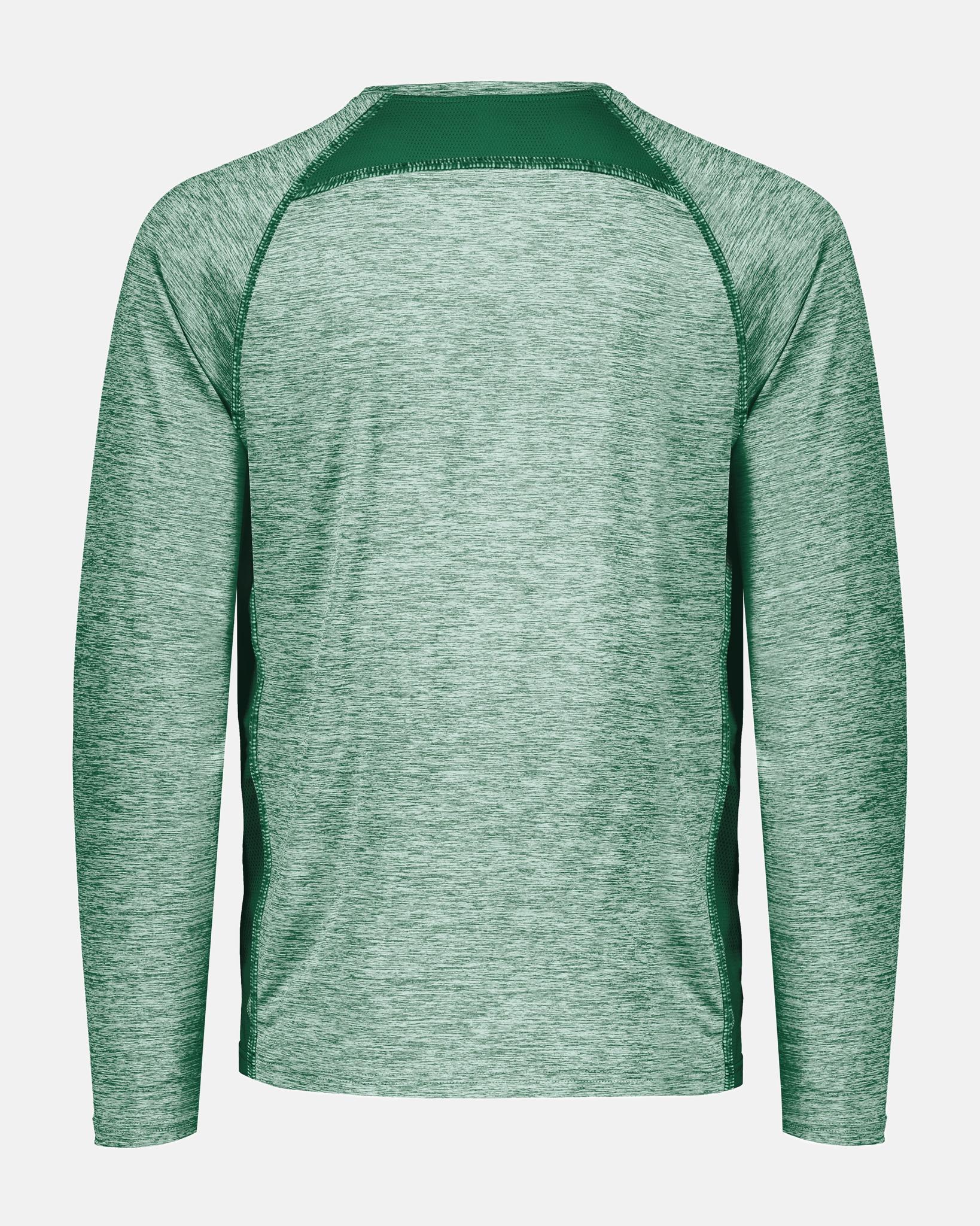 Holloway Longsleeve Coolcore® Shirt, heather dunkelgrün-DIAMOND PRIDE